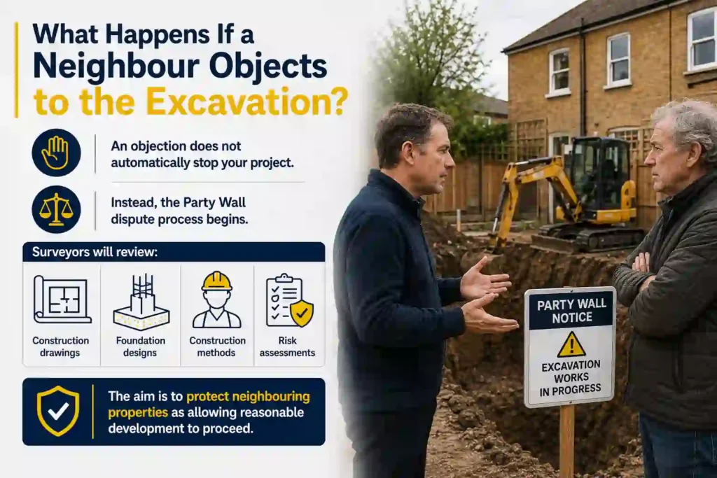 The Complete Guide to Section 6 Excavation Notices 3 What Happens If a Neighbour Objects to the Excavation Shirley